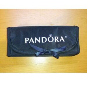 PANDORA Jewelry Charm Storage Travel Case Black